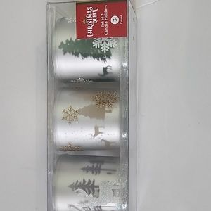 Christmas Queen candle holders set of three